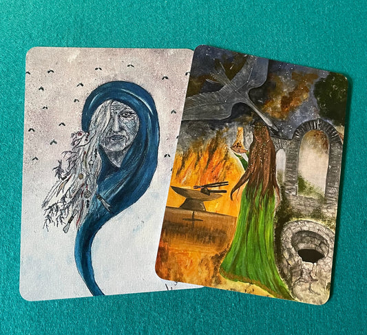 Altar Cards- Brigid & Cailleach