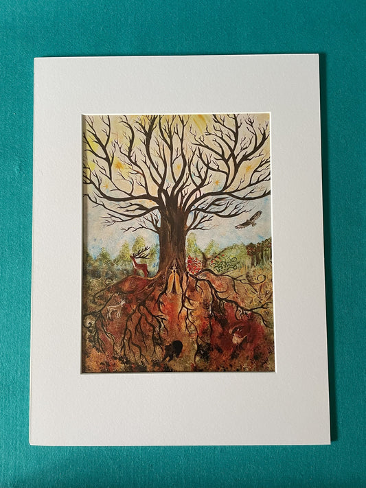 Walker between Worlds- Mounted Print